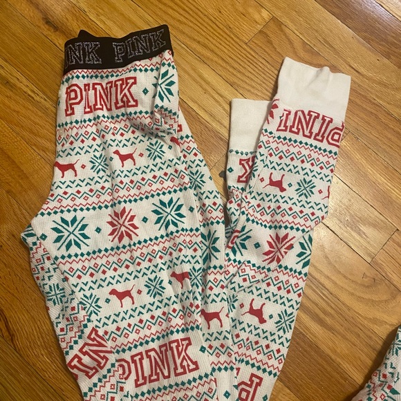 VS Pink 3 piece pajama set - Picture 4 of 7